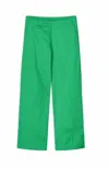 Summum Women's Cotton Stretch Trouser In Island Green