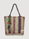 Summum Women's Crochet Bag In Multi