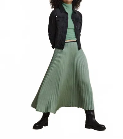 Summum Women's Plisse Skirt In Jade In Green