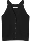 Summum Women's Twisted Crochet Top In Black In Black