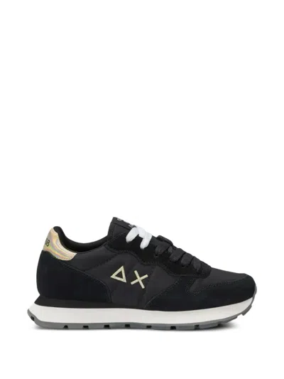 Sun 68 Ally Panelled Sneakers In Black