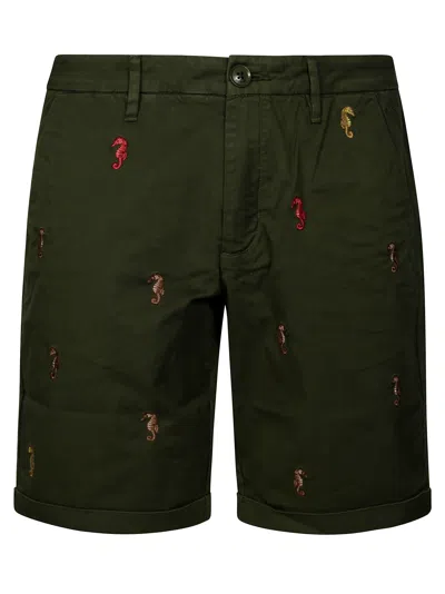 Sun 68 Bermuda Chino In Green