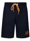 Sun 68 Drawstring Bermuda Shorts In Blue