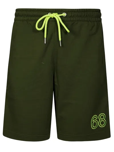 Sun 68 Bermuda In Felpa Dettagli  Fluo In Green