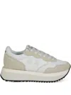 Sun 68 Big Ally Flower Sneakers In Gold