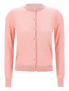 Sun 68 Button Long-sleeve Cardigan In Pink