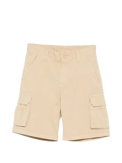 Sun 68 Button-fastening Cargo Shorts In Neutral