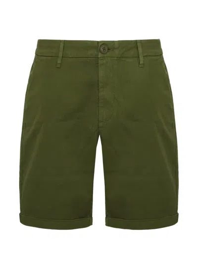 Sun 68 Button-fastening Shorts In Green