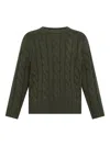 Sun 68 Cable-knit Sweater In Green