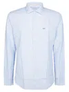 Sun 68 Camicia Bacchettata In White
