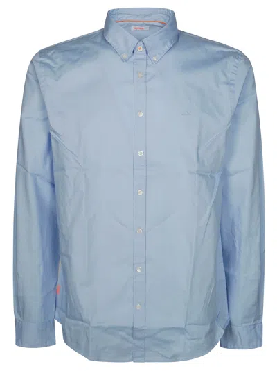 Sun 68 Camicia Oxford In Light Blue