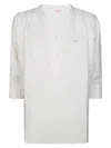 Sun 68 Camicia Serafino In Lino In White