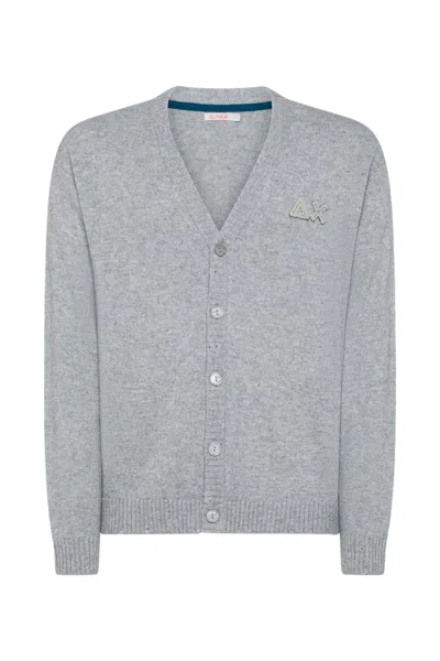 Sun 68 Cardigan Man Sun68 K44123 Medium Grey In Gray