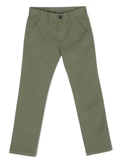 Sun 68 Kids' Classic Cargo Trousers In Green