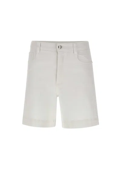 Sun 68 Cotton Shorts In White