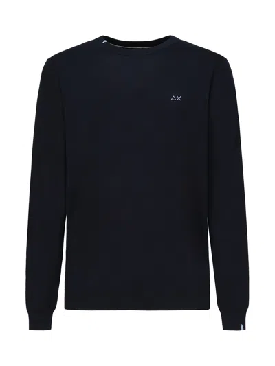 Sun 68 Cotton Sweater With Logo