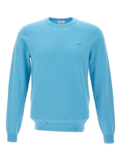 Sun 68 Rundhals-pullover Mit Logo In Blue