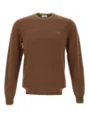 Sun 68 Crew-neck Sweater In Brown