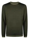 Sun 68 Crew Neck Sweater In Green