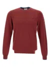 Sun 68 Crew-neck Sweater In Red