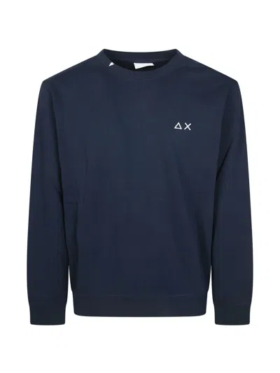 Sun 68 Crewneck Sweatshirt In Blue