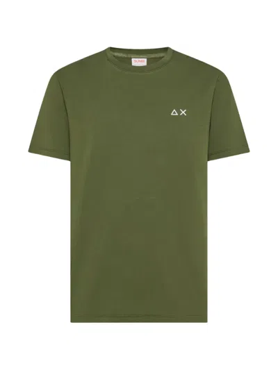 Sun 68 Crewneck T-shirt In Brown