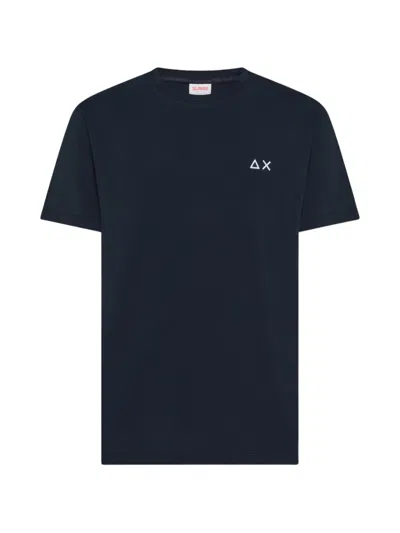 Sun 68 Crew-neck T-shirt In Black