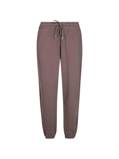 Sun 68 Drawstring Cotton Track Pants In Brown