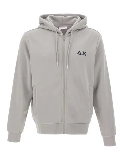 Sun 68 Drawstring Hood Zip-up Hoodie In Multi