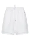 Sun 68 Drawstring-waist Shorts In Yellow