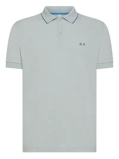 SUN 68 EMBROIDERED SHORT-SLEEVE POLO SHIRT