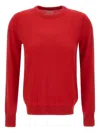 Sun 68 Embroidered Sweater In Red