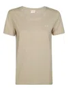 Sun 68 Embroidered T-shirt In Brown