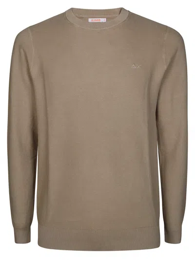 Sun 68 Felpa Girocollo Vintage In Gray