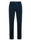 Sun 68 Five-pocket Cotton Pants In Blue