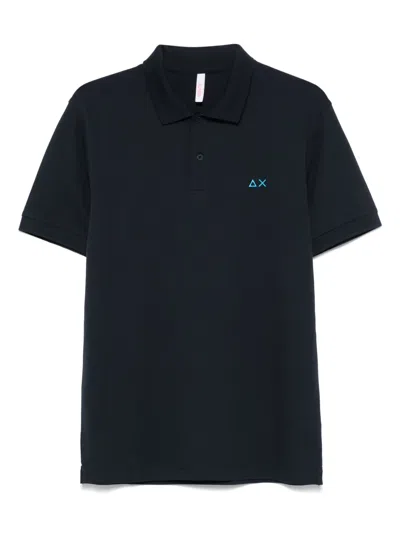 SUN 68 FLORAL-PRINT POLO SHIRT
