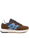 Sun 68 Fox Jaki Bicolor Sneakers In Brown