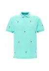 SUN 68 FULL EMBRODERY POLO SHIRT COTTON