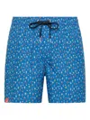 Sun 68 Graphic-print Swim Shorts In Blue