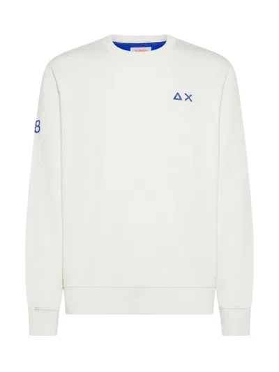 Sun 68 Hoodie Man Sun68 - Sweatshirt Sun68 Fluo Basic - White