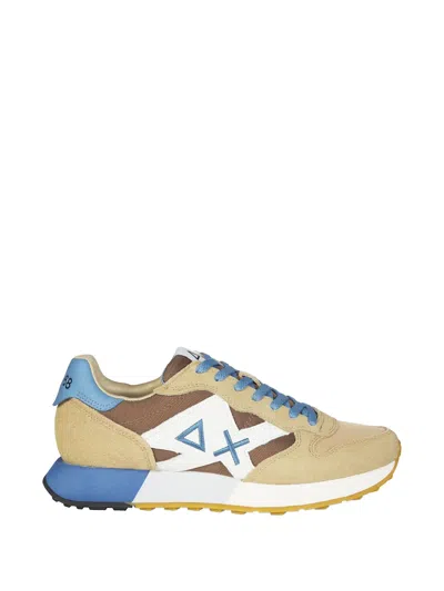 Sun 68 Jaki Bicolor Sneakers In Neutral