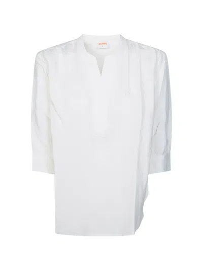 Sun 68 Linen Nshirt In White