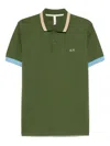 Sun 68 Logo-embroidered Polo Shirt
