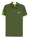 Sun 68 Fluo Logo Cotton Polo Shirt