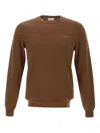 Sun 68 Logo-embroidered Ribbed-cuff Sweater In Multi
