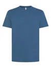 Sun 68 Logo-embroidered T-shirt In Blue