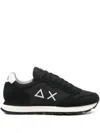 Sun 68 Logo-motif Sneakers In Black