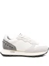 Sun 68 Logo-motif Sneakers In White