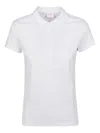 Sun 68 Logo Strass Polo Top In White