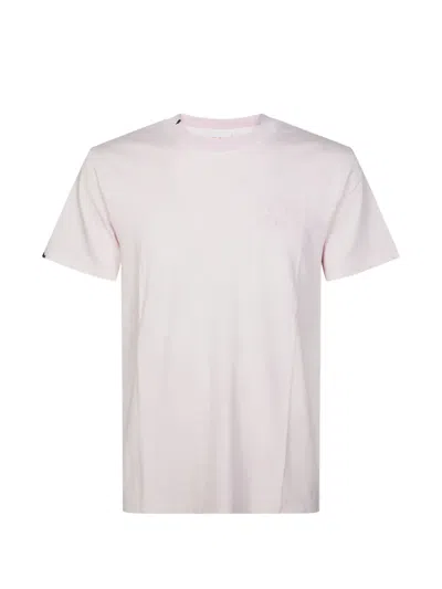 Sun 68 Logo-embroidered T-shirt In White